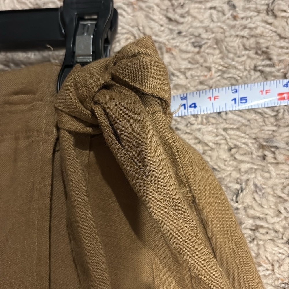 croft & barrow Brown A-Line Skirt with Side Tie - Picture 8 of 8